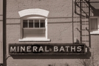 Mineral Baths available at Lava Hot Springs, Idaho.